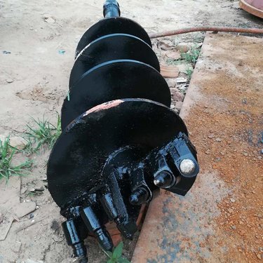 择众 光伏打桩长螺旋旋挖钻机 挖掘机钻孔机 液压螺旋钻机