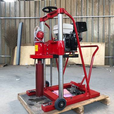 混凝土路面钻孔取芯机 沥青马路取样机 便携式汽油机取土钻机